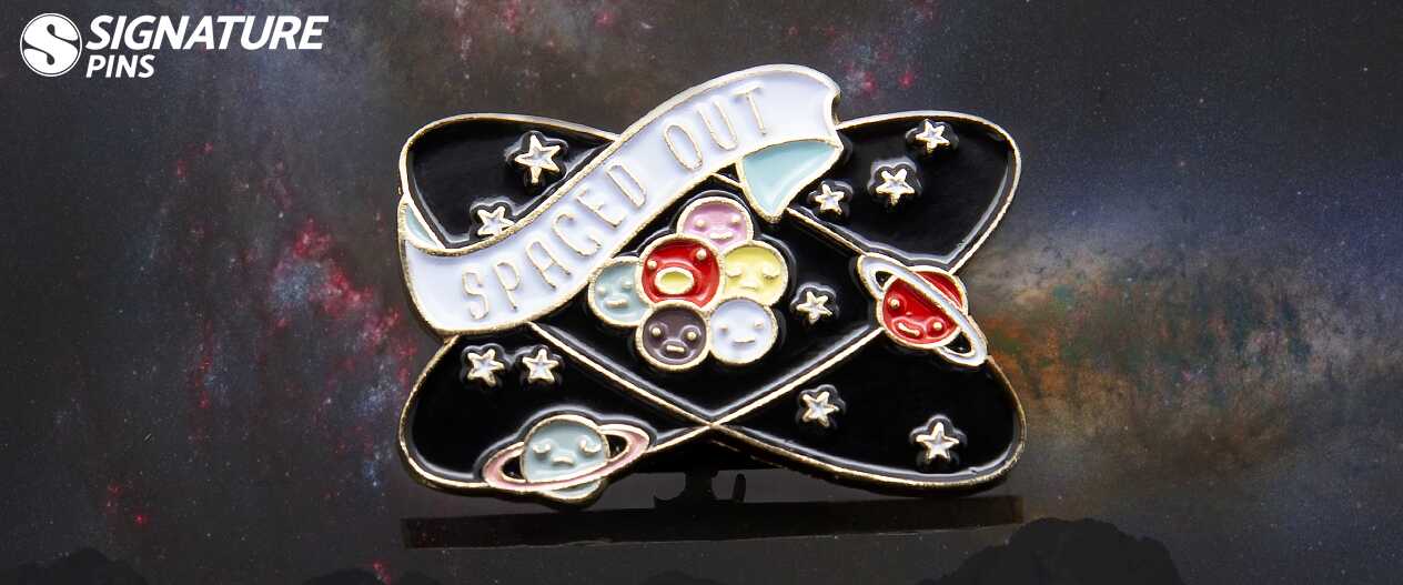 Signature Pins Spaced out space pins