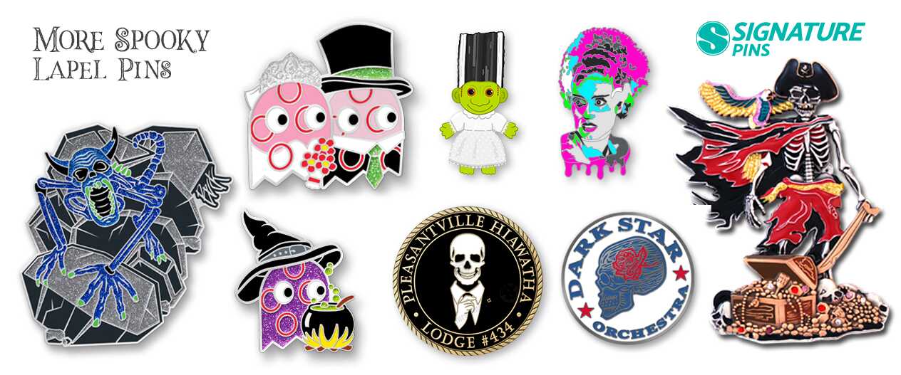 signature pins-halloween pins