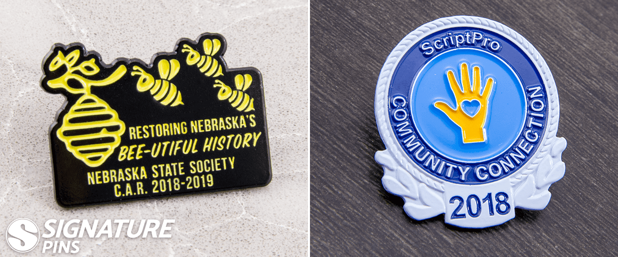 Plating options with signature pins