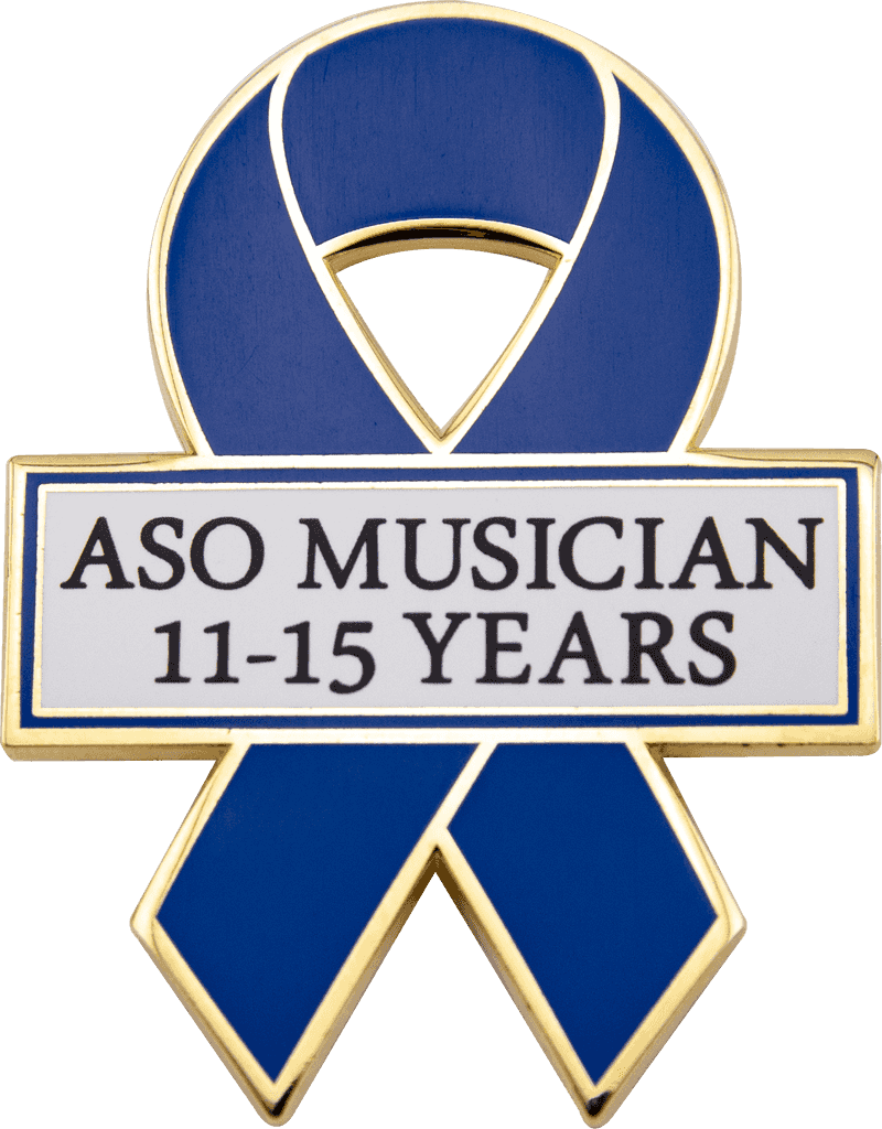 ASO Musician awareness ribbon pin