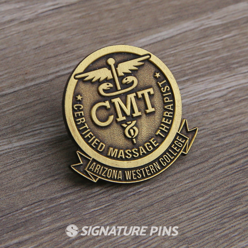 Arizona-Western College-pin by signature pins