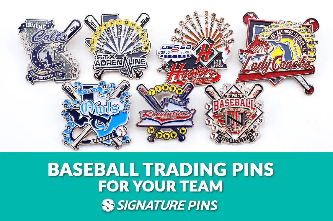 Baseball Trading Pins for Your Team