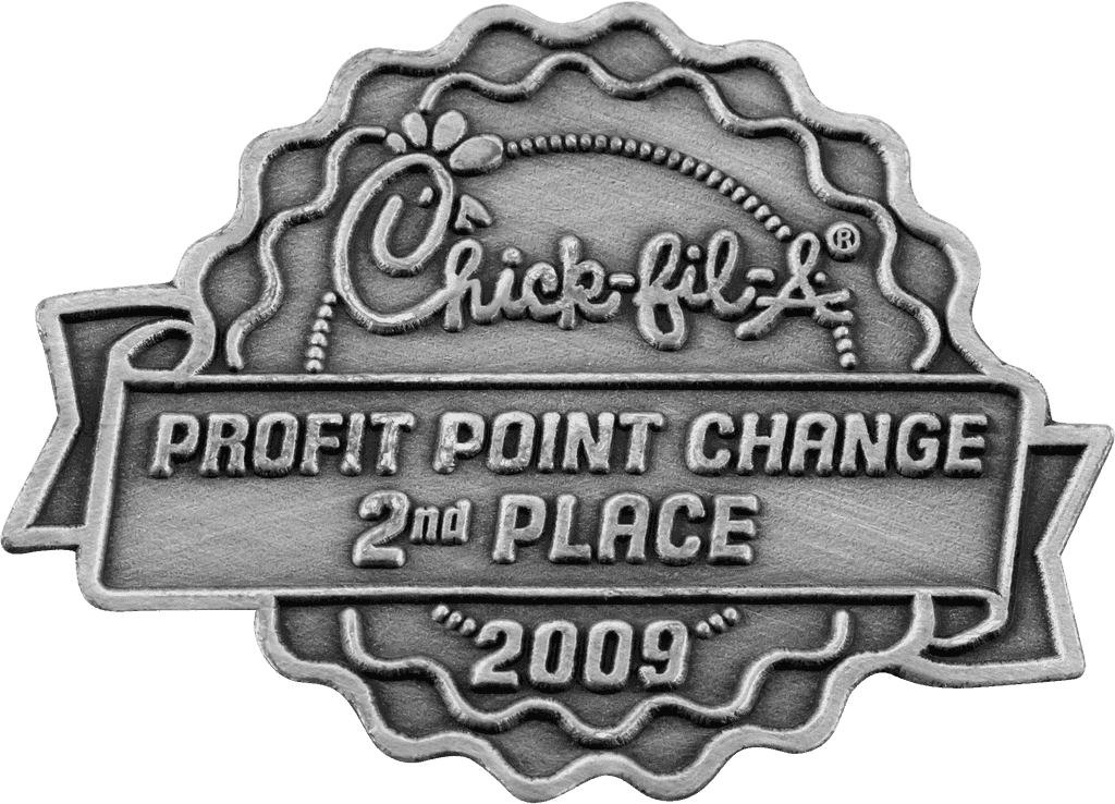 Chick-Fil-A die struck pin