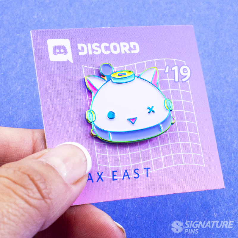 Discord pin with cardstock by Signature Pins