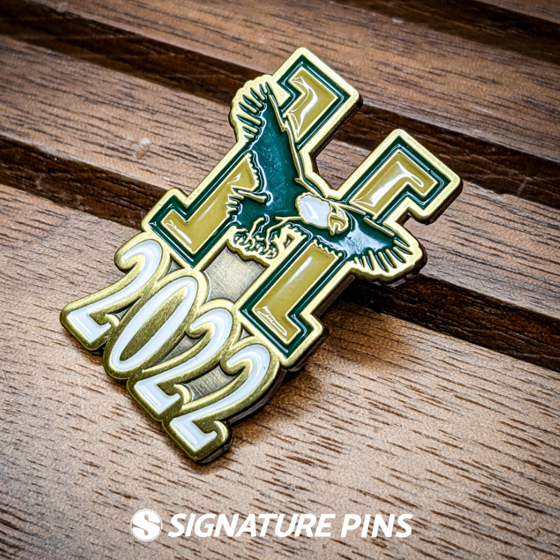 H 2022 school pin by signature pins