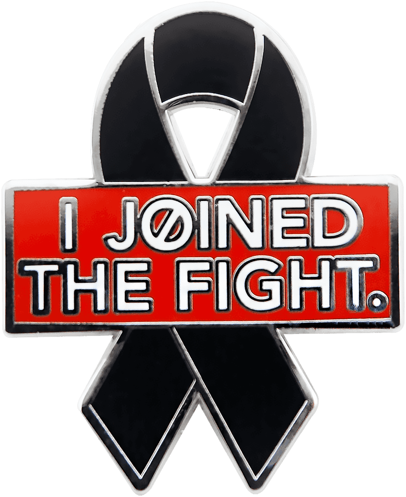 I Joined the Fight Awareness Ribbon pin by signature pins