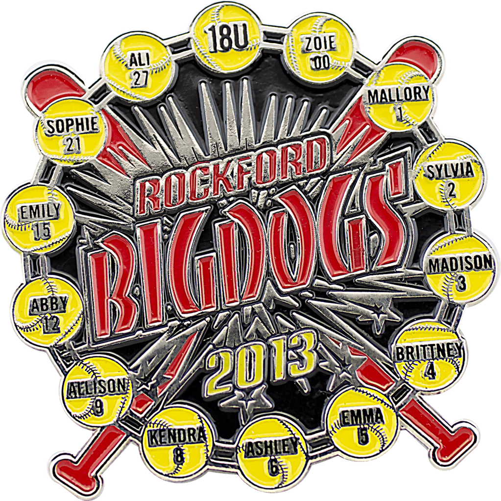 Rolkford Big Dogs Trading Pin