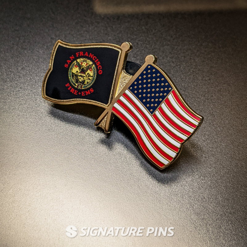 San francisco fire EMS pin by signature pins