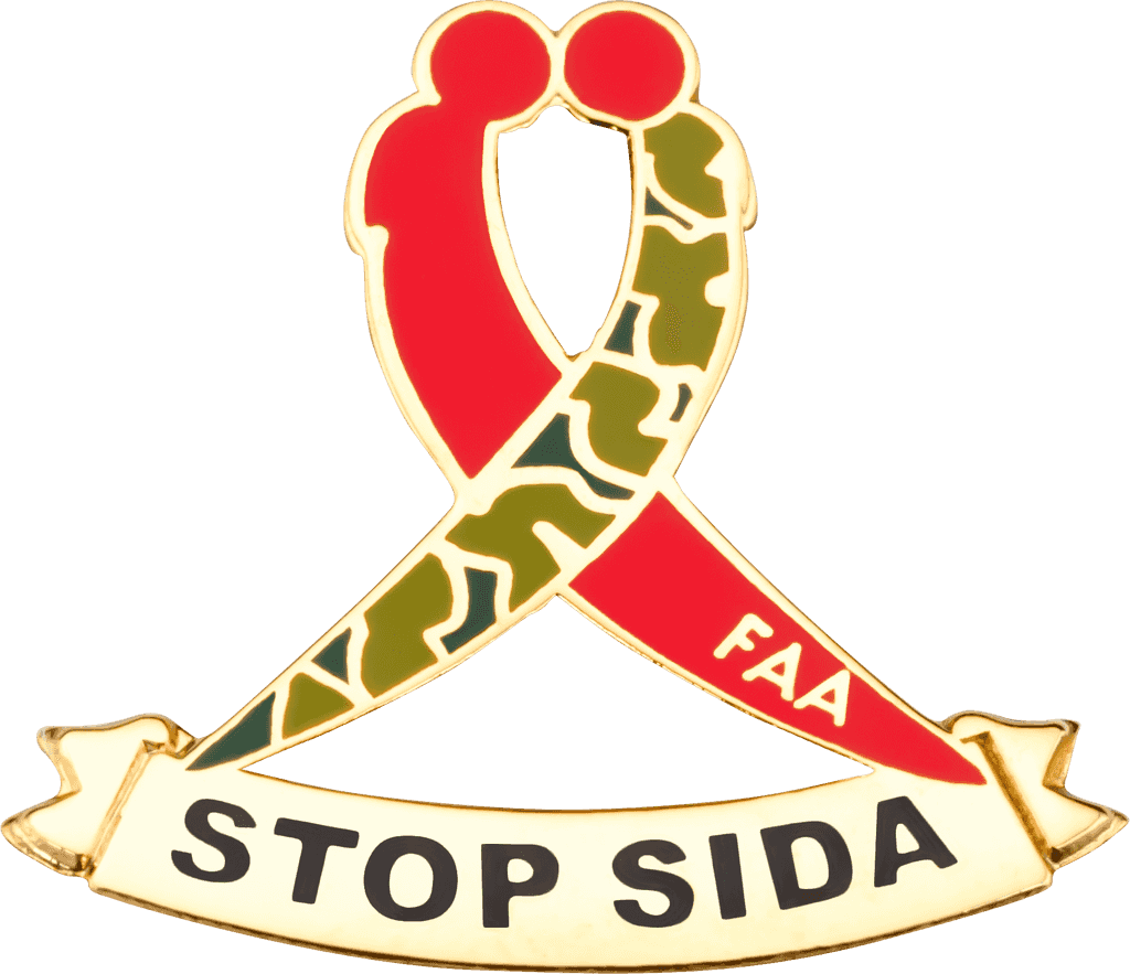 Stop SIDA ribbon pin by signature pins