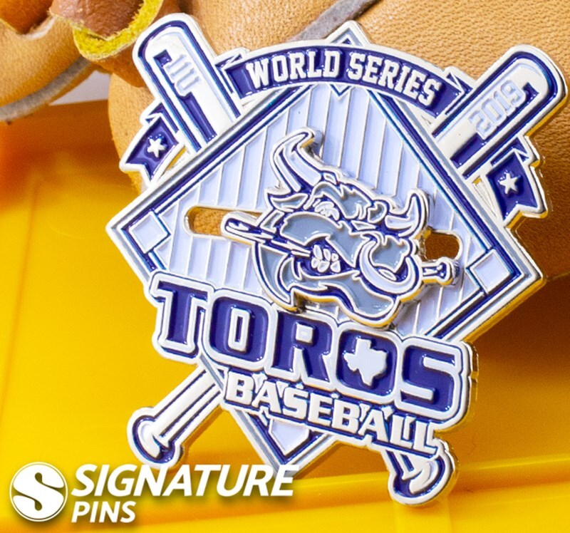 Toros Baseball Trading Pin