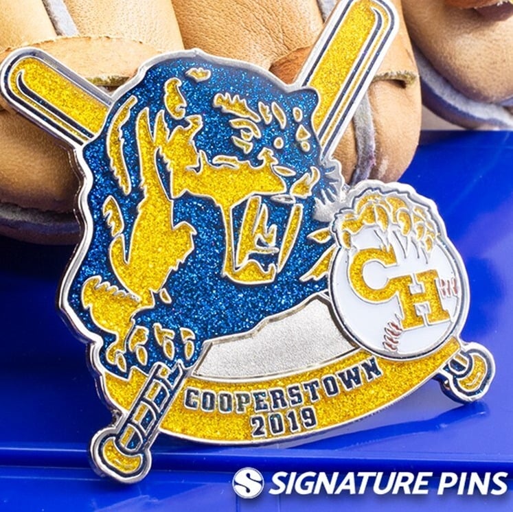 Cooperstown Trading Pin by signature pins