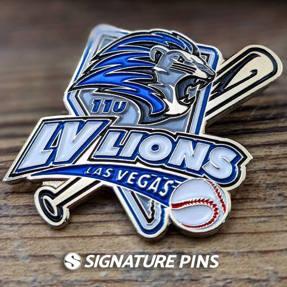 LVLions trading pin by signature pins