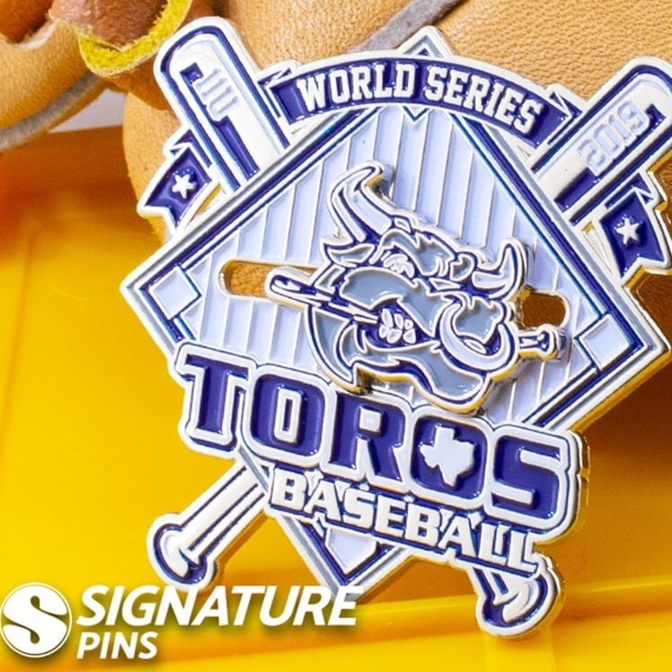 Toros Baseball Trading Pin